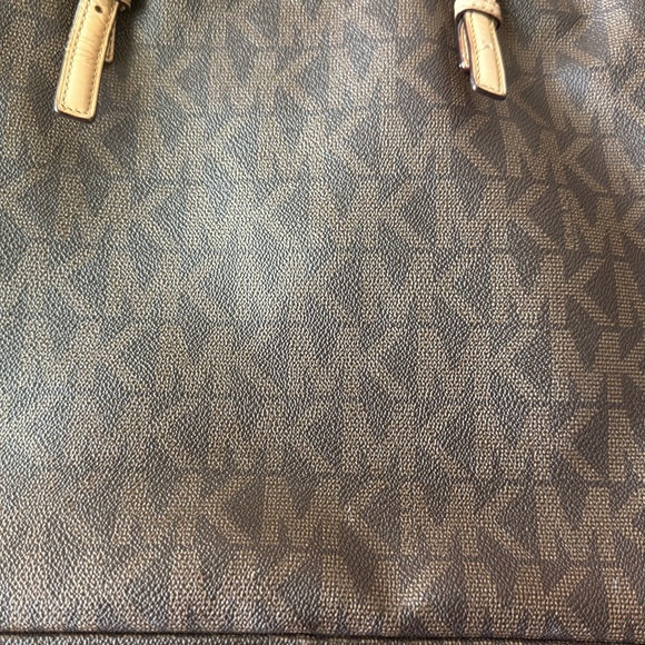 Michael Kors Dark Brown and Beige Tote - Picture 2 of 16
